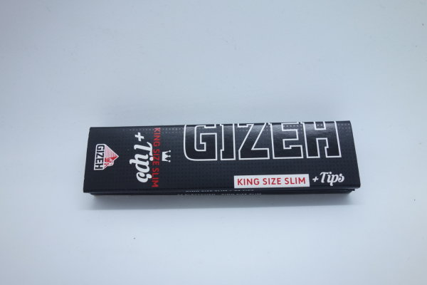 Gizeh King Size Slim 34 Blatt + 34 Tips