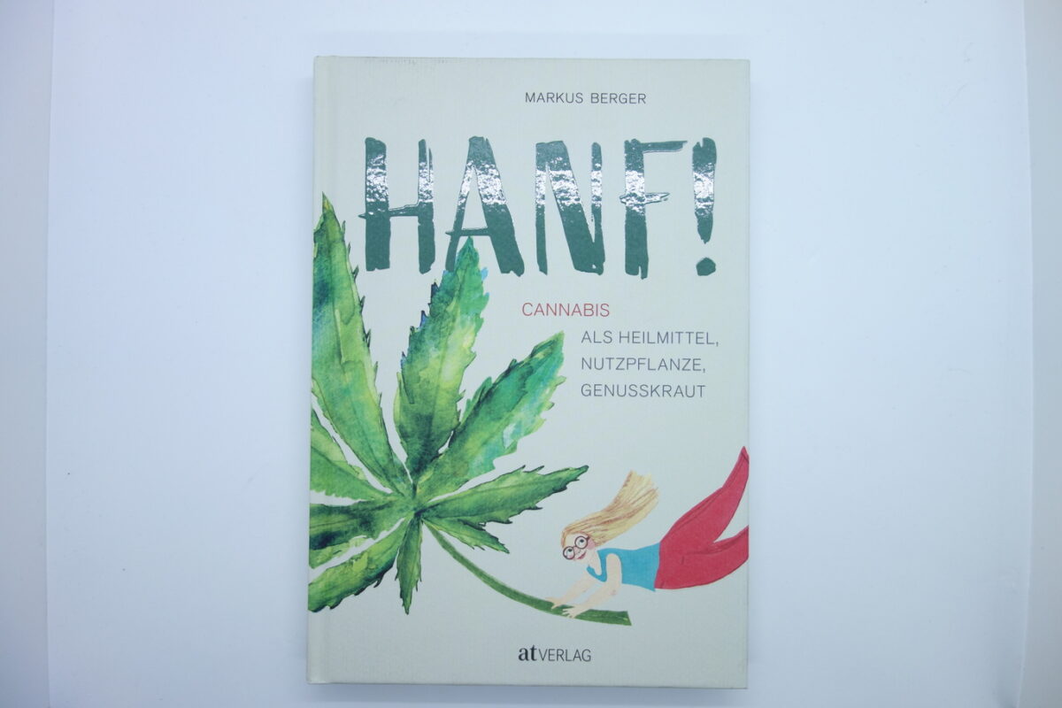 Vorderseite gebundenes Buch HANF! von Markus Berger