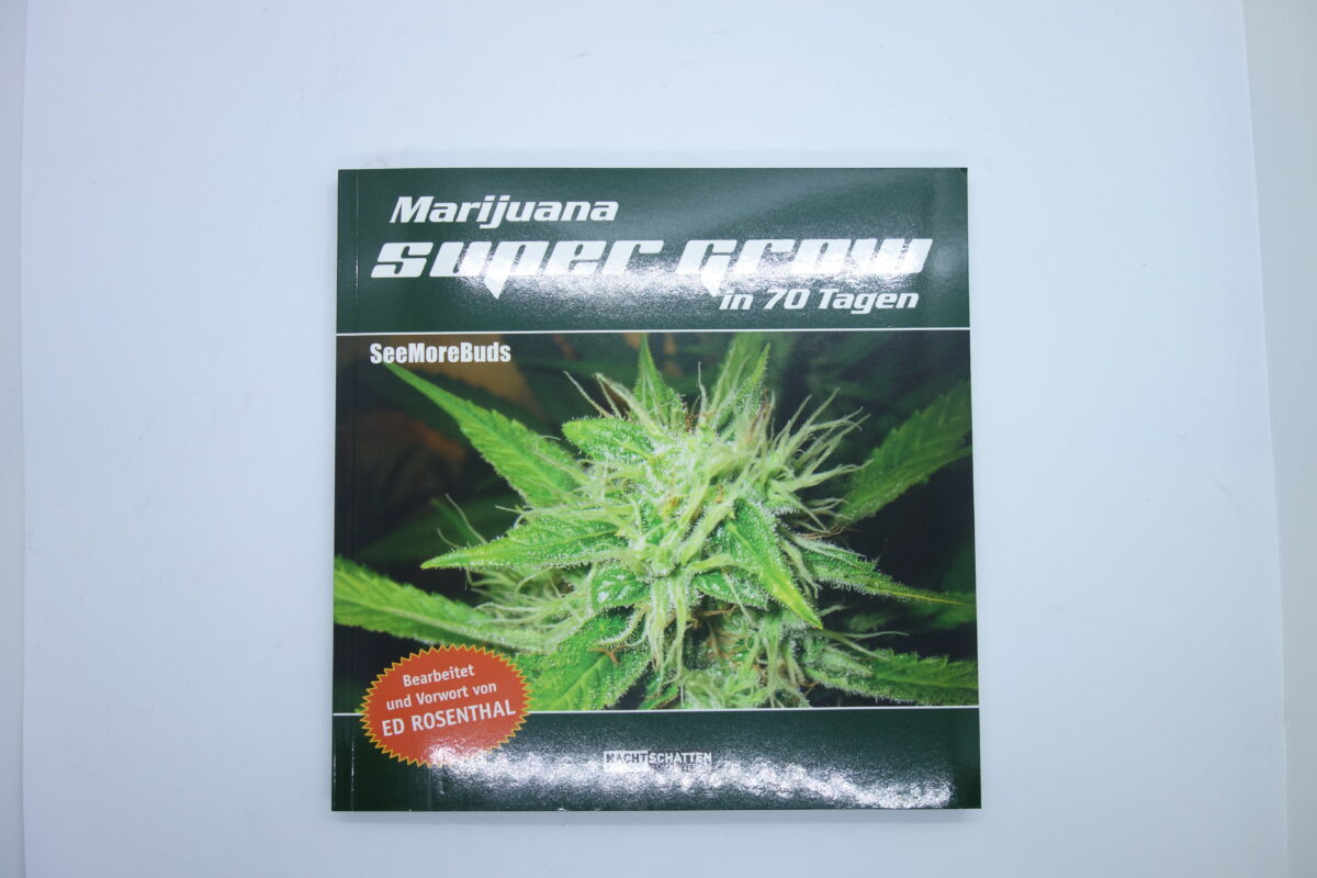 Vorderseite Taschenbuch SeeMoreBuds, Marijuana Super Grow
