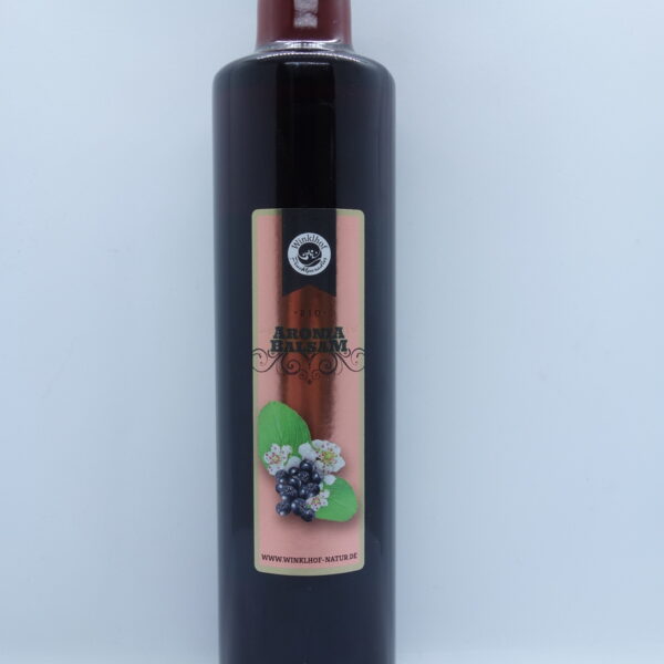 Produktbild Aronia Balsam 0,5l-Glasflasche mit Schraubverschluss
