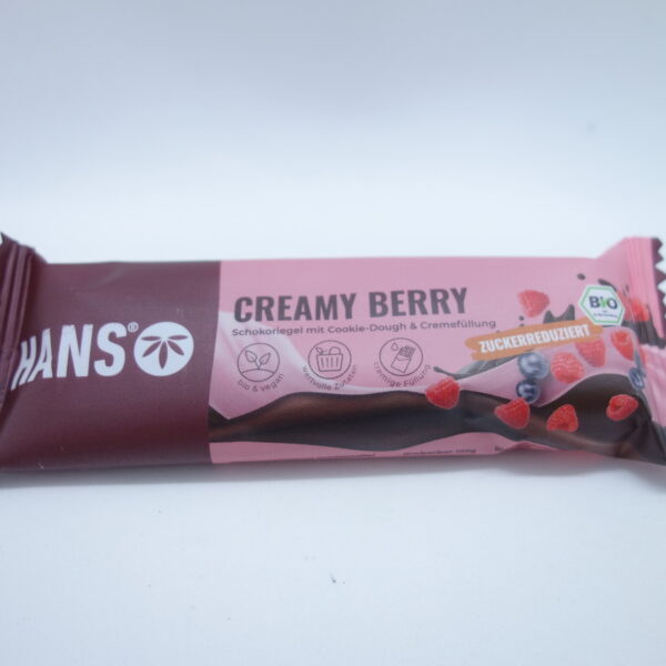 HansBrainfood Schoko-Riegel Creamy Berry