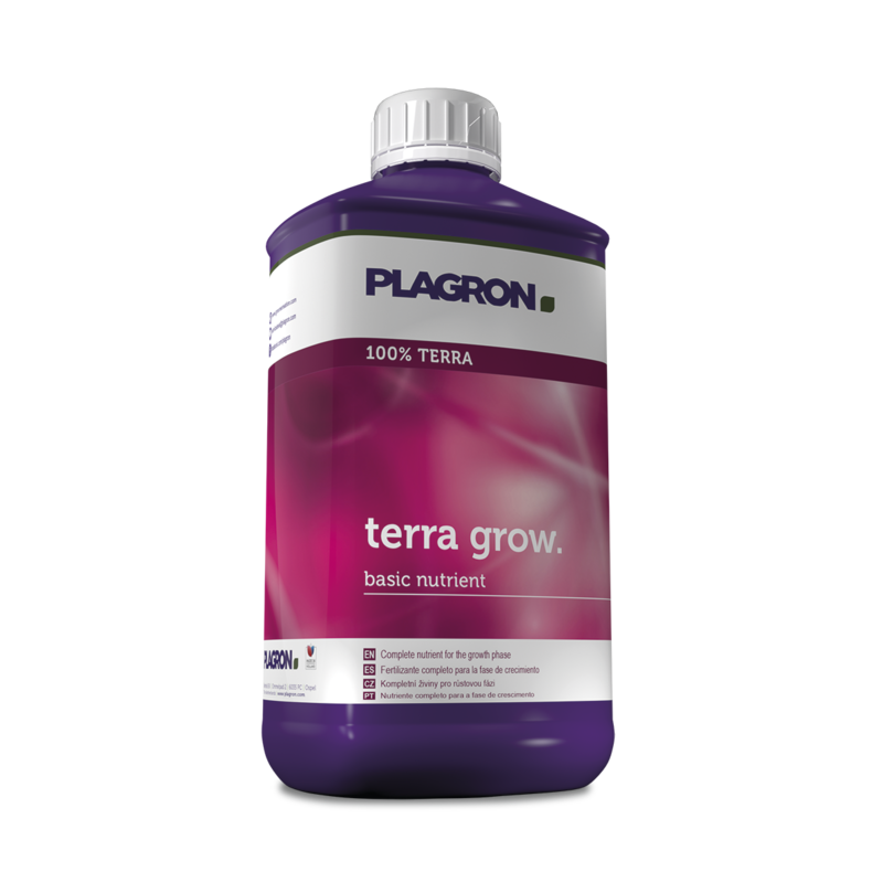 Plagron terra grow in 1l Flasche mit Schraubverschluss