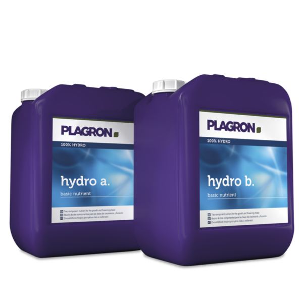 Plagron hydro a und hydro b in Kanistern mit Schraubverschluss